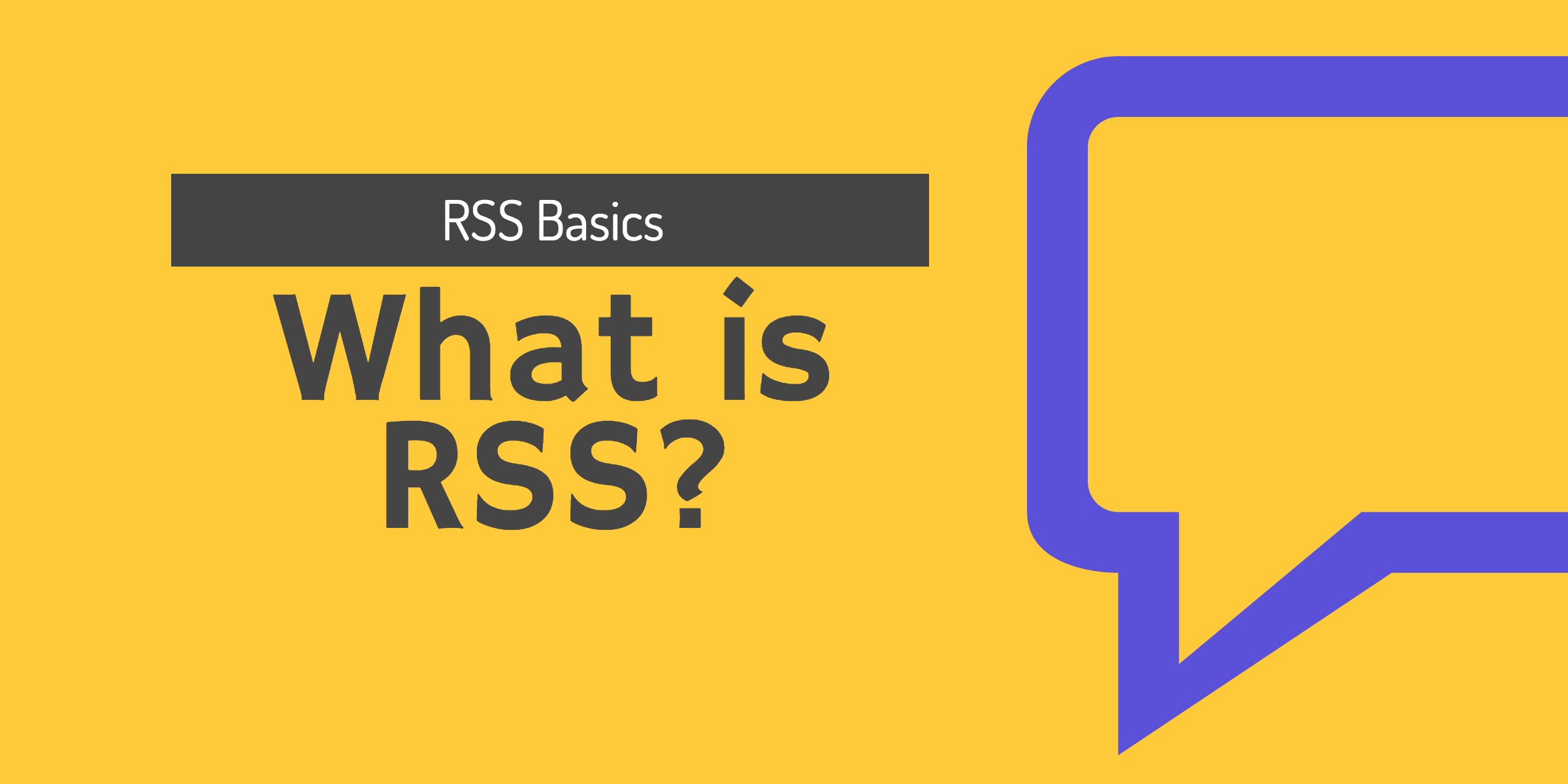 The RSS icon next to a list of new posts from several websites
